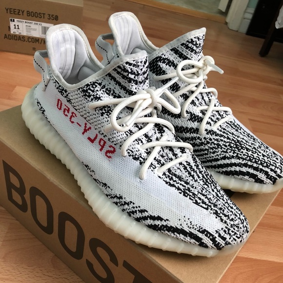 yeezy zebra grade school